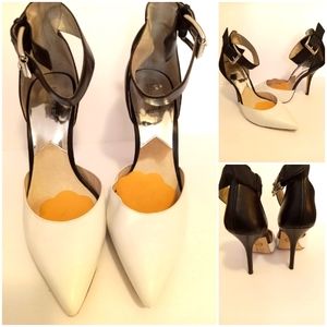 Michael Kors Women's Black/White Heels
